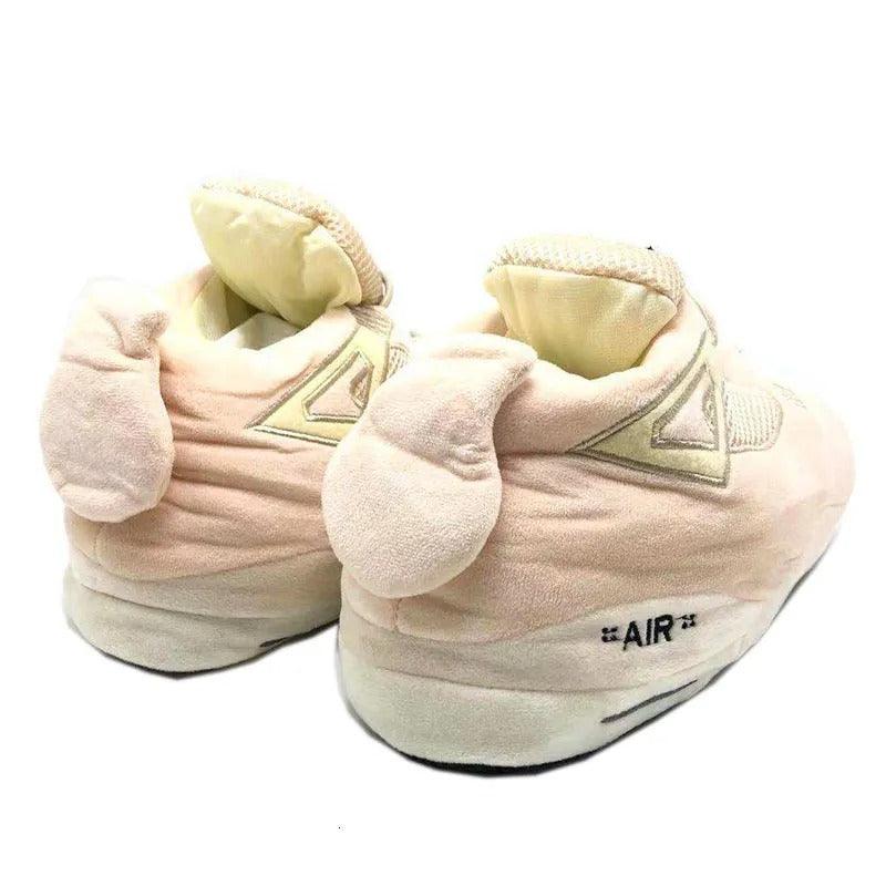 'Tan 4s' Sneaker Slippers