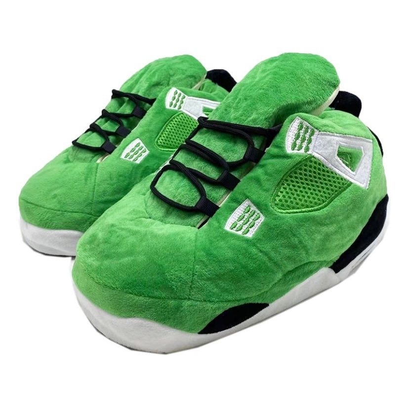 'Green Goblins' Sneaker Slippers