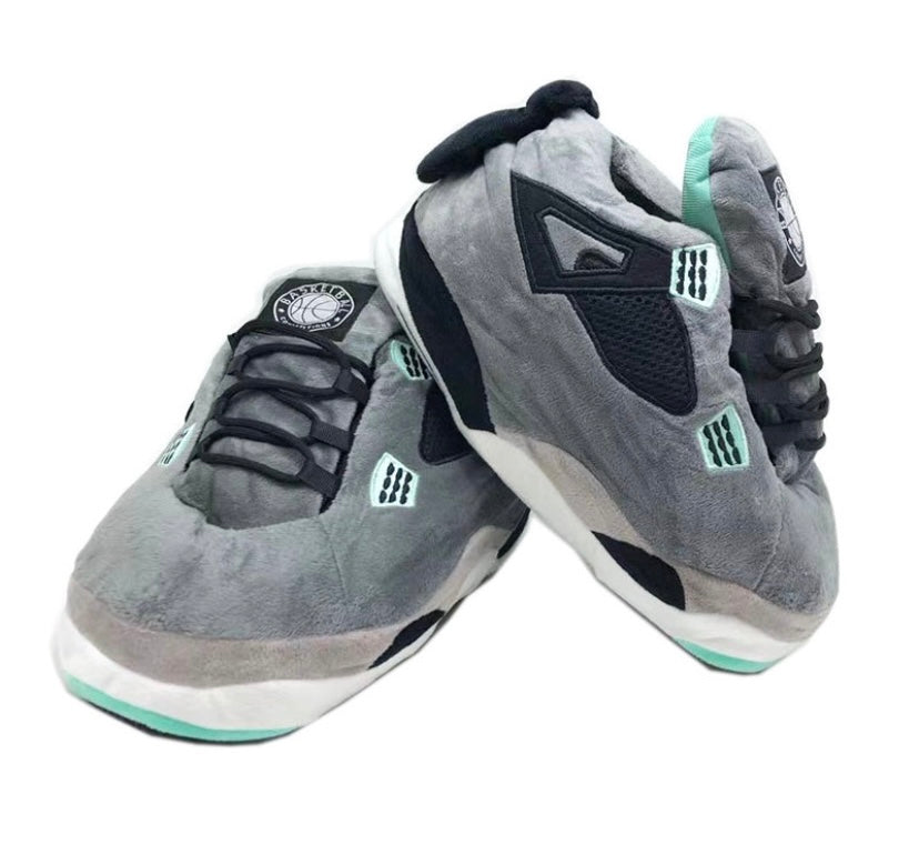 'Cool Grey' Sneaker Slippers