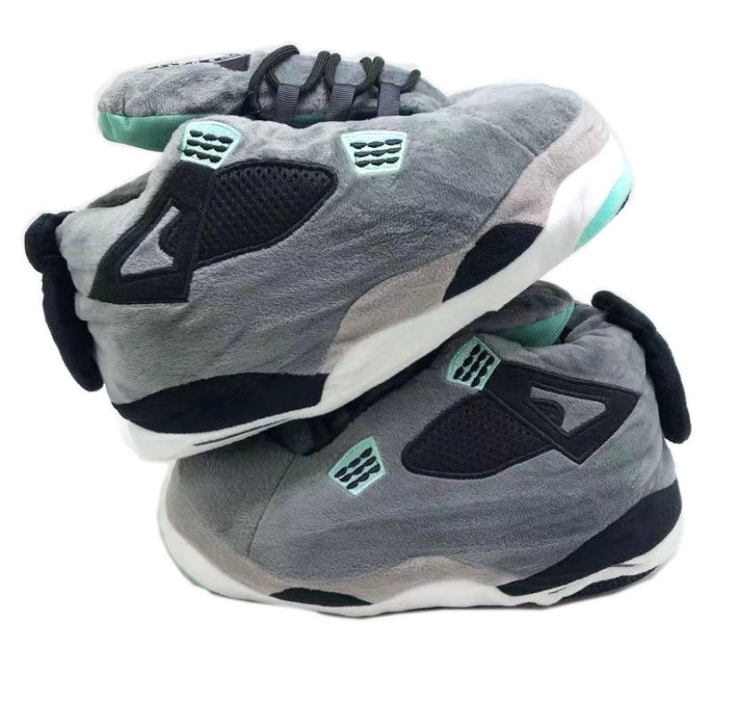 'Cool Grey' Sneaker Slippers