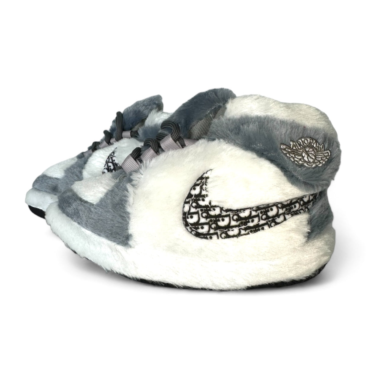 'OG' White-Grey Sneaker Slippers