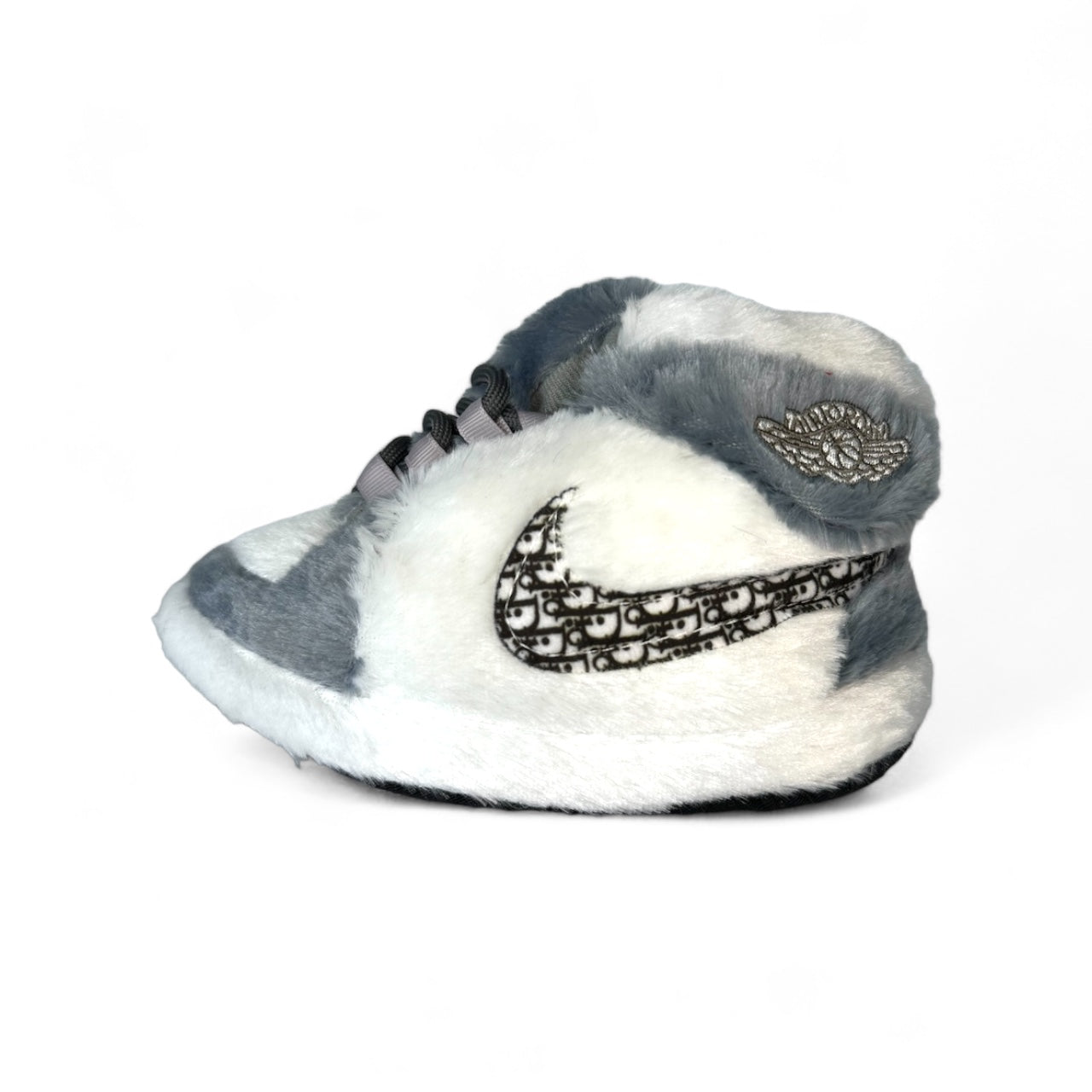 'OG' White-Grey Sneaker Slippers