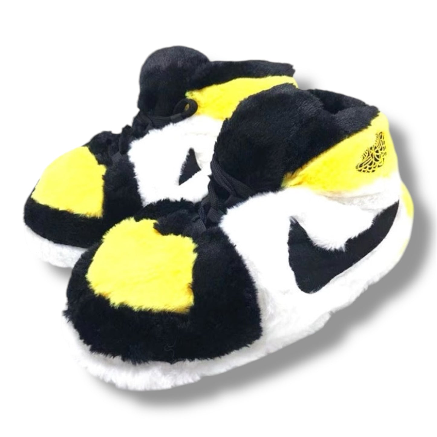 jordan yellow sneaker slippers