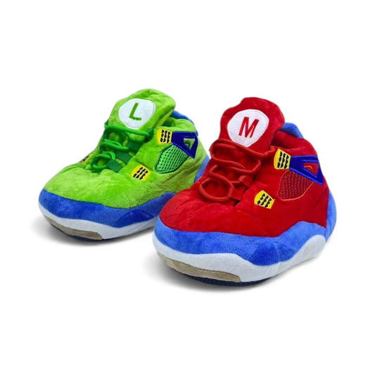 Super Bros Mario Inspired Sneaker Slippers for Kids