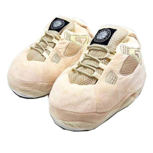 'Tan 4s' Sneaker Slippers
