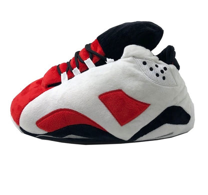 'Retro Reds' Sneaker Slippers