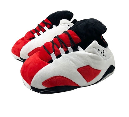 'Retro Reds' Sneaker Slippers