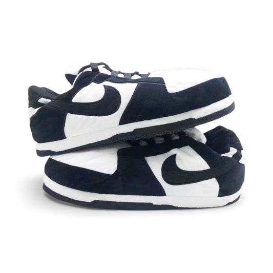 AJ1 Low Black & White Sneaker Slippers - Trend Sellers