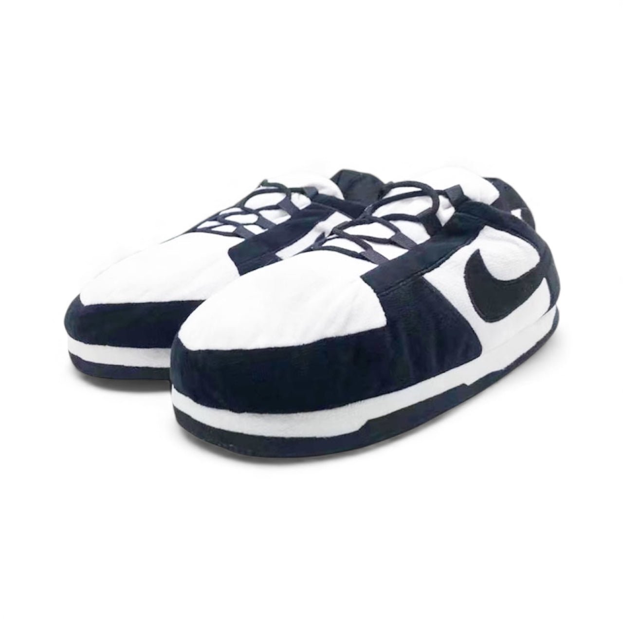 AJ1 Low Black & White Sneaker Slippers - Trend Sellers