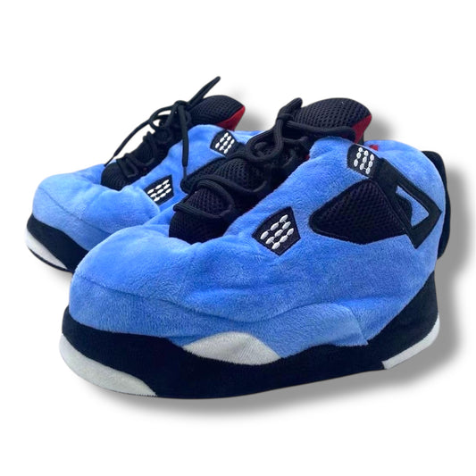 'Blue 4s' Sneaker Slippers