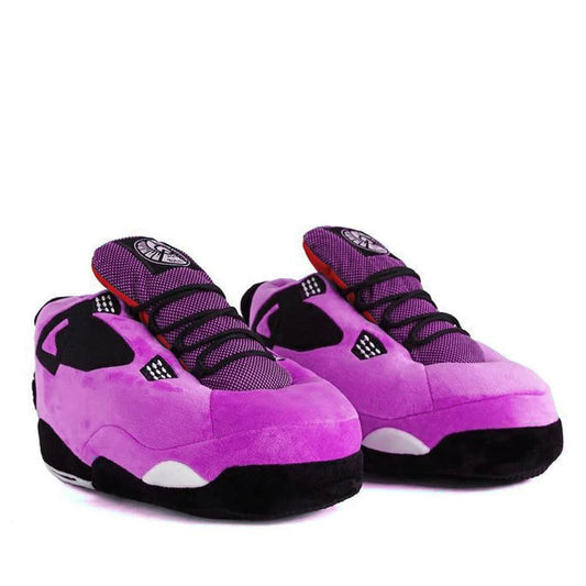 Retro 'Purple 4s' Sneaker Slippers - Trend Sellers