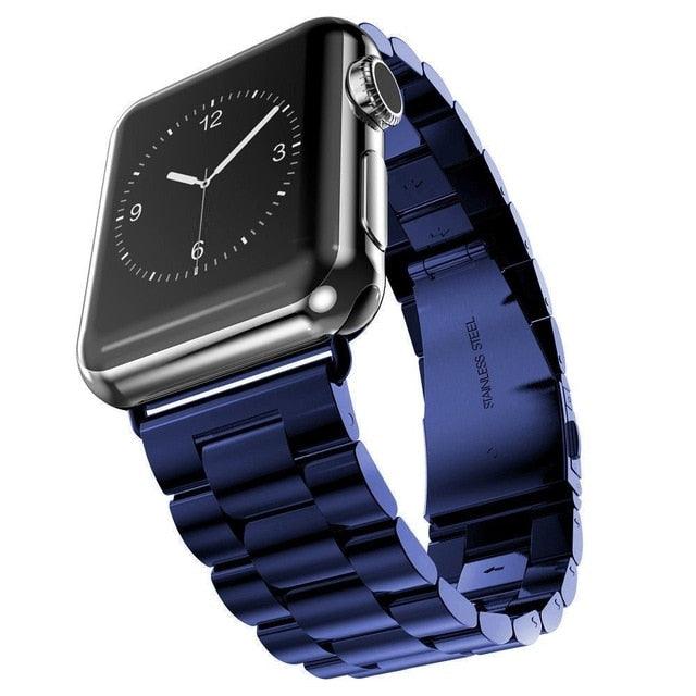 Luxury Stainless Steel Apple Watch Link Bracelet Band