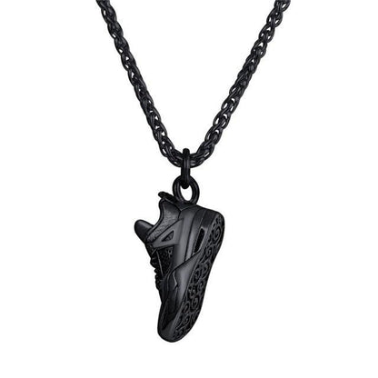 "J4" Gold Plated Sneaker Pendant