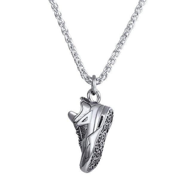 "J4" Gold Plated Sneaker Pendant