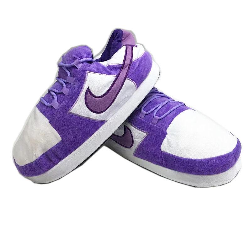 purp sneaker slippers