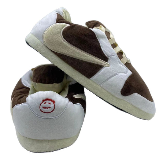 Low 'OG' Brown-White Sneaker Slippers