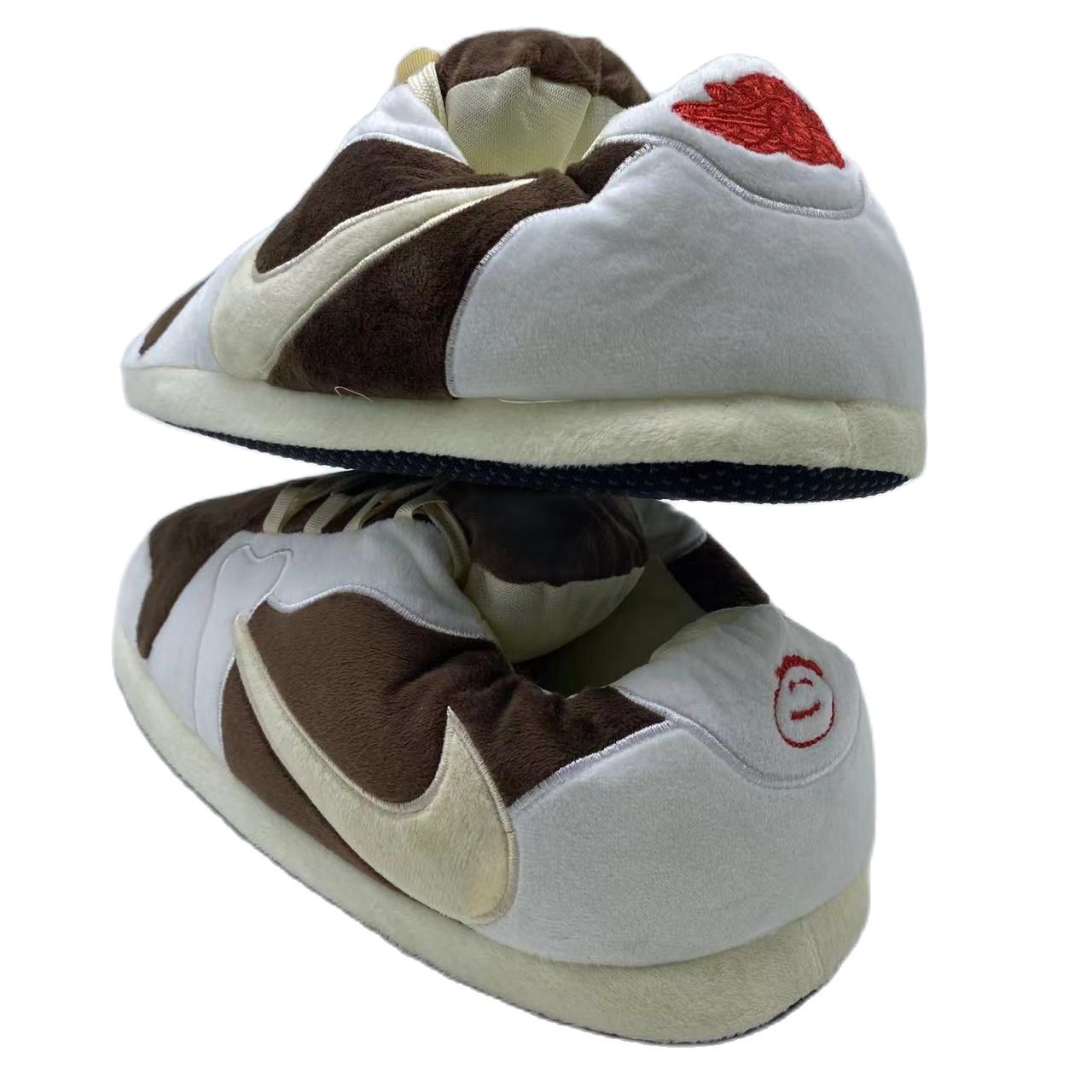 Low 'OG' Brown-White Sneaker Slippers